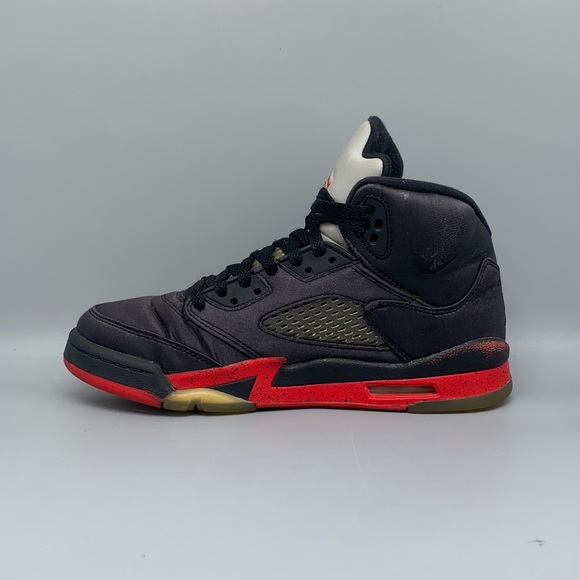 Nike‎ Air Jordan 5 Retro Satin Bred 440888-006 Youth Sz 7Y Women’s Sz 8.5 - Picture 6 of 10